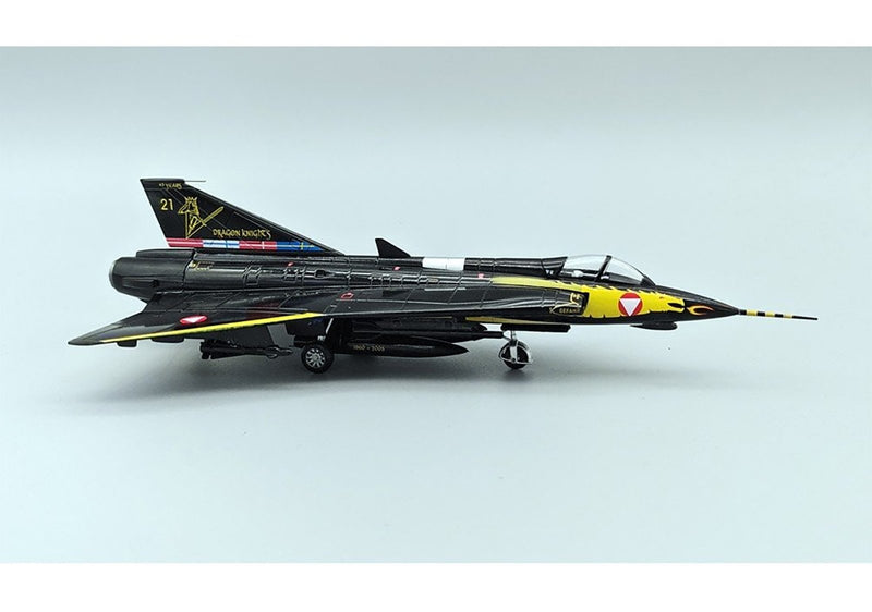 Aviation72 SAAB Draken Austrian Air Force ' Dragon Knights ' 2005 Diecast Scale Model - 1/72 - AV7241010