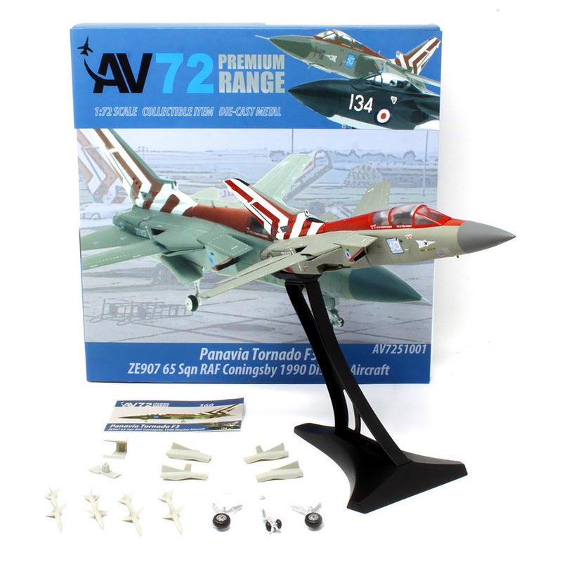Aviation72 Tornado F3 ZE907 65 Sqn. RAF Coningsby 1990 Diecast Scale Model - 1/72 - AV7251001