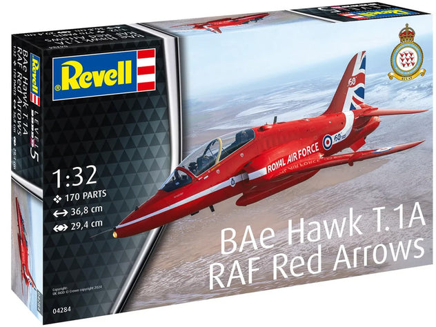 Revell BAe Hawk T.1A RAF Red Arrows 1:32 Plastic Model Kit Aircraft