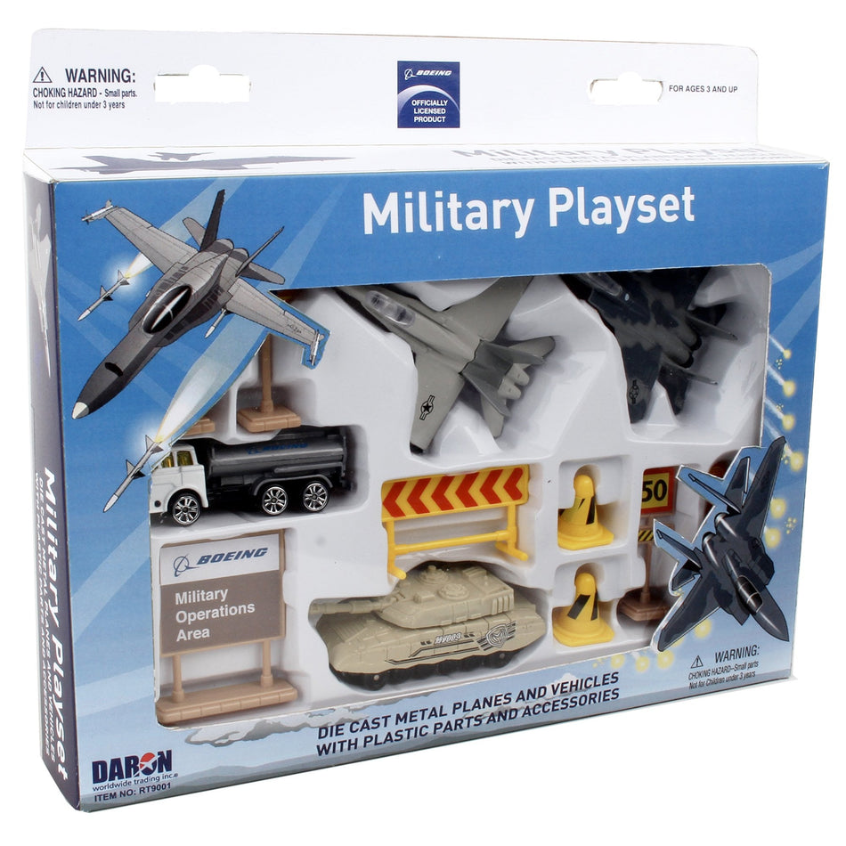 Boeing Modern Military Airport Play Set