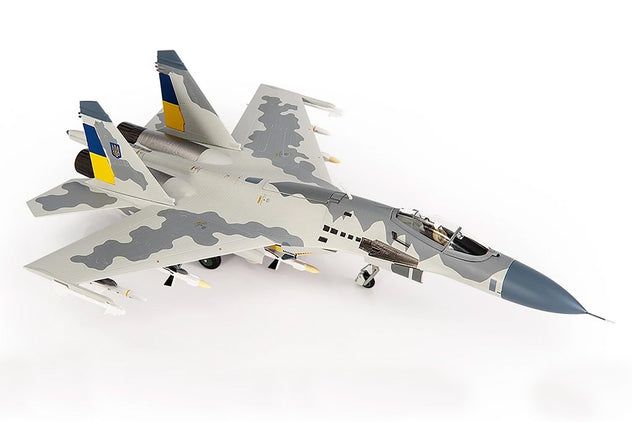 JC Wings SU-27 Flanker Ukraine Air Force 1/72 Diecast Model Aircraft
