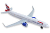 British Airways Airbus A321 Diecast Toy