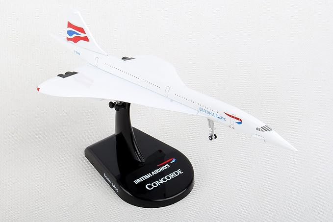 Postage Stamp Concorde British Airways 1:400 Diecast Model Aircraft
