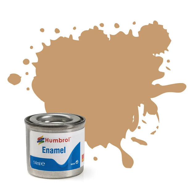 Humbrol 94 Brown Yellow Matt Enamel Paint 14ml