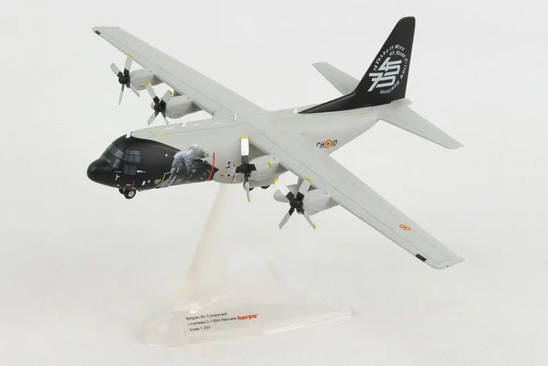 C-130H Hercules Belgian Air Component "15th Wing" Diecast Model - CH-10 - 1/200