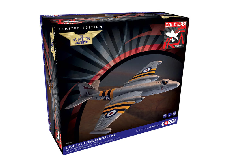 Corgi English Electric Canberra B.6 1:72 Diecast Model Aircraft - AA34711