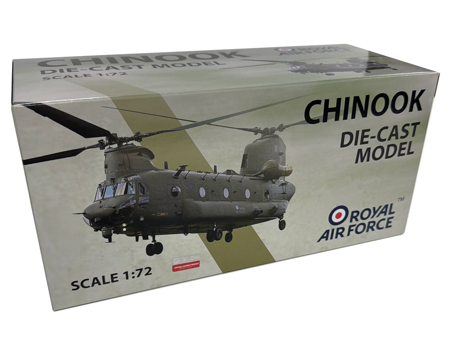 Humatt RAF Chinook Helicopter 1:144 Diecast Model Aircraft