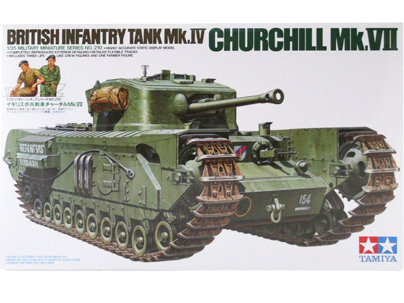 Tamiya 35210 British Churchill Mk.VII Tank 1:35 Scale Plastic Kit