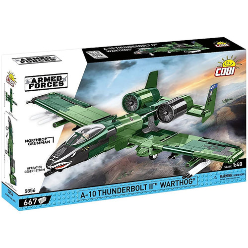 Cobi A-10 Thunderbolt III Brick Model Kit - 667 pieces - Scale 1/48 - (5856)