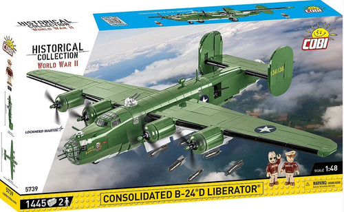 Cobi Consolidated B-24D Liberator Brick Model Kit - 1,445 pieces - Scale 1/48 - (5739)