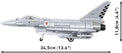 Cobi Eurofighter F2000 Typhoon (Italy) Brick Model Kit - 642 pieces - Scale 1/48 - (5849)
