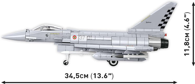 Cobi Eurofighter F2000 Typhoon (Italy) Brick Model Kit - 642 pieces - Scale 1/48 - (5849)