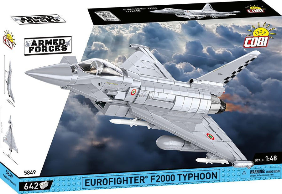 Cobi Eurofighter F2000 Typhoon (Italy) 1:48 Aircraft Brick Kit - 642 Pieces (5849)