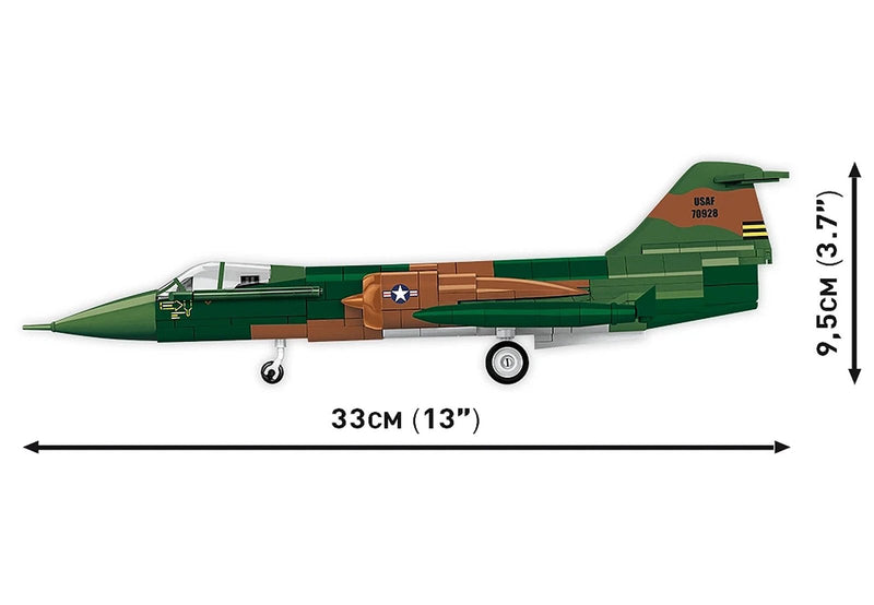 Cobi F-104 Starfighter Brick Model Kit - 438 pieces - Scale 1/48 - (2426)