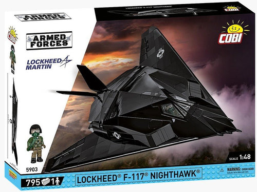 Cobi F-117 Nighthawk Brick Model Kit - 795 pieces - Scale 1/48 - (5903)