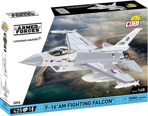 Cobi F-16 Fighting Falcon Brick Model Kit - 425 pieces - Scale 1/48 - (5896)