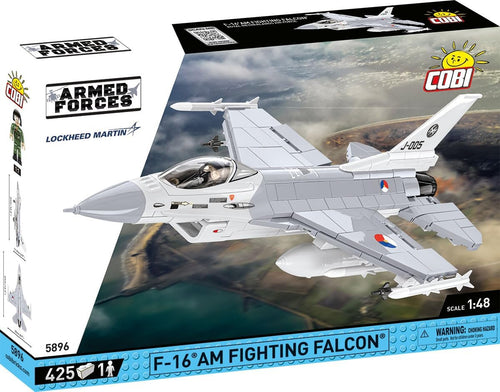 Cobi F-16C Fighting Falcon Brick Model Kit - 500 pieces - Scale 1/48 - (5893)