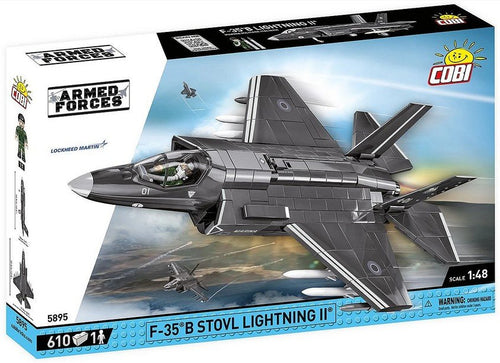 Cobi F-35B STOVL Lightning II Brick Model Kit – 580 pieces - Scale 1/48 - (5895)