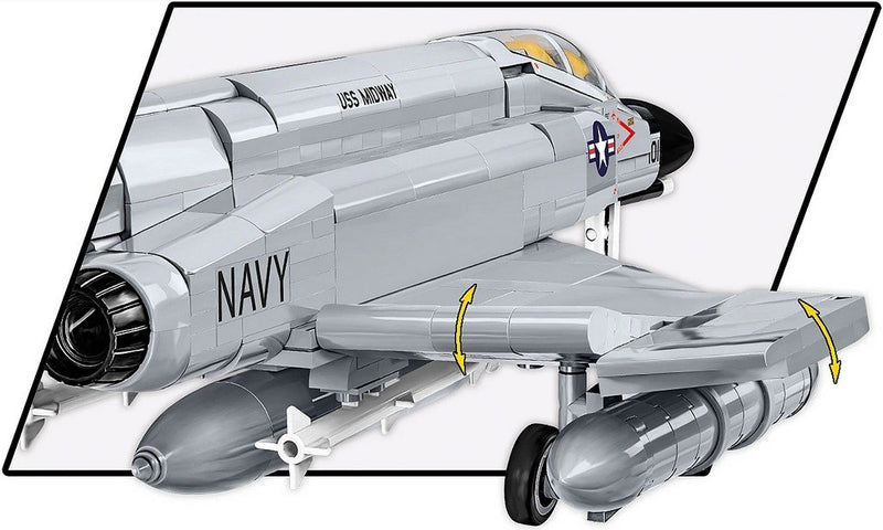 Cobi F-4 Phantom II Brick Model Kit - 703 pieces - Scale 1/48 - (5897)