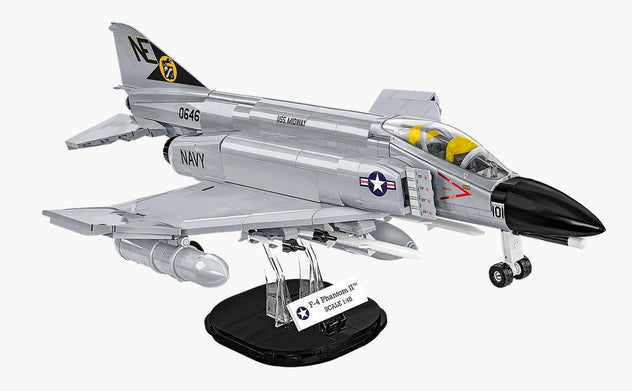 Cobi F-4 Phantom II USAF 1:48 Scale Brick Kit Aircraft Model - 703 Pieces (5897)