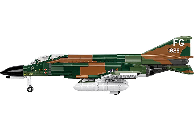 Cobi F-4C Phantom II (Vietnam War) Aircraft Brick Model Kit - 738 pieces - Scale 1/48 - (2427)