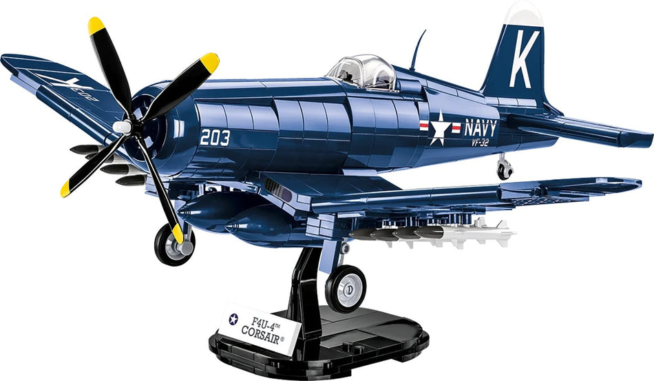 Cobi F4U-4 Corsair Brick Model Kit Brick Model Kit - 520 pieces - Scale 1/32 - (2417)