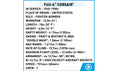 Cobi F4U-4 Corsair Brick Model Kit Brick Model Kit - 520 pieces - Scale 1/32 - (2417)