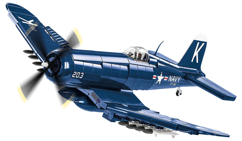 Cobi F4U-4 Corsair Brick Model Kit Brick Model Kit - 520 pieces - Scale 1/32 - (2417)