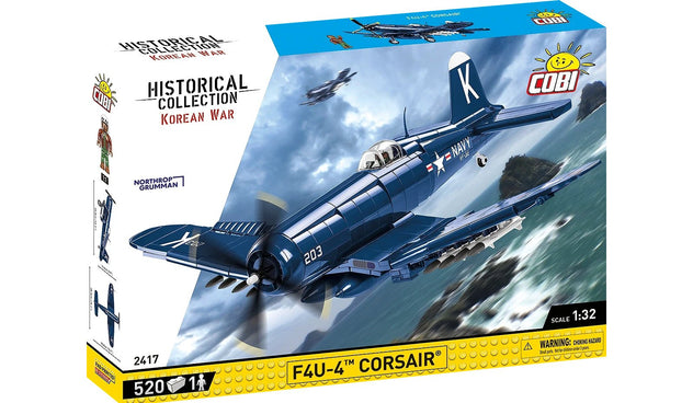 Cobi F4U-4 Corsair 1:32 Aircraft Brick Kit - 520 Pieces (2417)