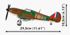 Cobi Hawker Hurricane No. 302 Squadron RAF Brick Model Kit - 373 pieces - Scale 1/32 - (5762)