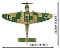 Cobi Junkers Ju-87 B-2 Tank Buster Brick Model Kit - 525 pieces - Scale 1/32 - (5748)