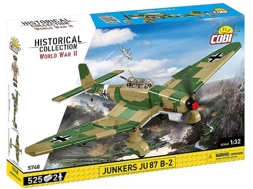 Cobi Junkers Ju-87 B-2 Tank Buster Brick Model Kit - 525 pieces - Scale 1/32 - (5748)