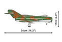 Cobi Lim-5 (MiG-17F) East Germany Air Force Brick Model Kit - 575 pieces - Scale 1/32 - (5825)