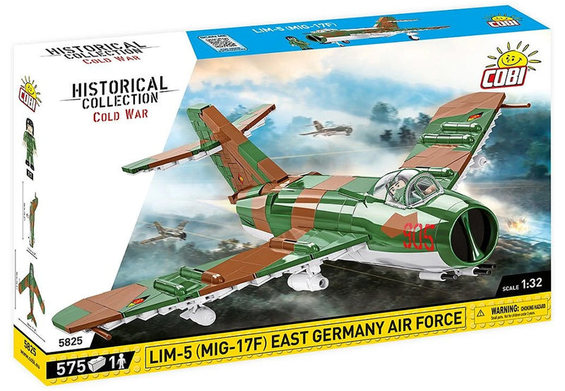 Cobi Lim-5 (MiG-17F) East Germany Air Force Brick Model Kit - 575 pieces - Scale 1/32 - (5825)