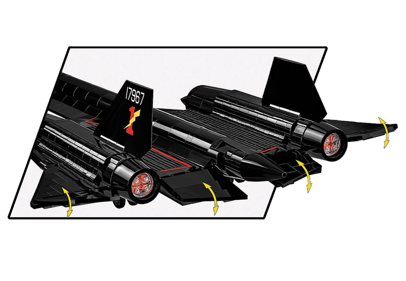 Cobi Lockheed SR-71 Blackbird Brick Model Kit - 1374 pieces - Scale 1/48 - (5891)
