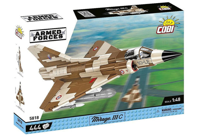 Cobi Mirage IIIC Vexin 1:48 Scale Aircraft Brick Kit (5818)