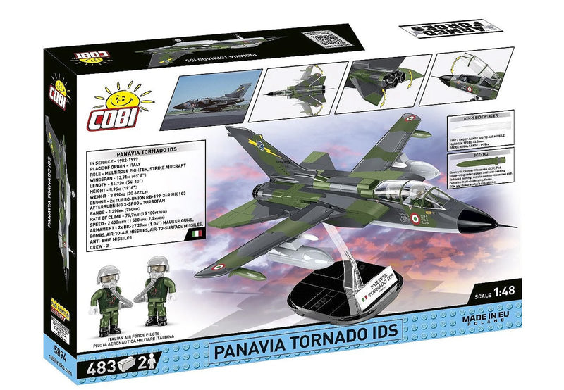 Cobi Panavia Tornado IDS (Italian ir Force) Brick Model Kit – 483 pieces - Scale 1/48 - (5894)