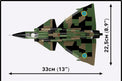 Cobi SAAB AJS 37 Viggen Brick Model Kit - 911 pieces - Scale 1/48 - (5911)