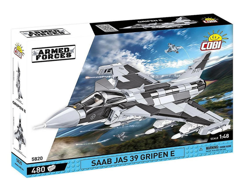 Cobi Saab JAS 39 Gripen E Brick Model Kit - 480 pieces - Scale 1/48 - (5820)