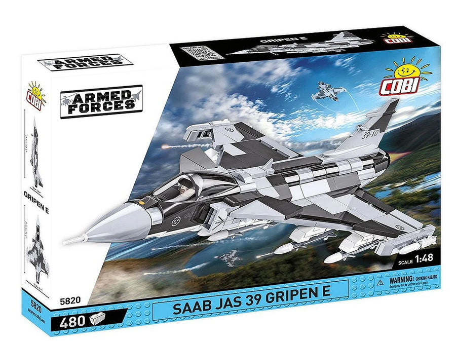 Cobi Saab JAS 39 Gripen E 1:48 Aircraft Brick Kit - 480 Pieces (5820)