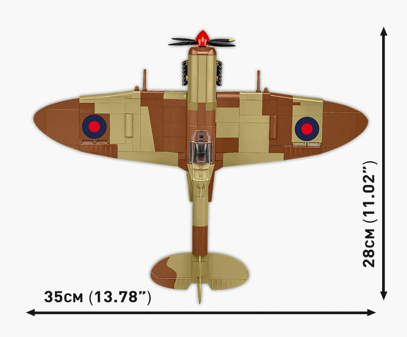 Cobi Supermarine Spitfire Mk. IXe Brick Model Kit - 364 pieces - Scale 1/32 - (5764)