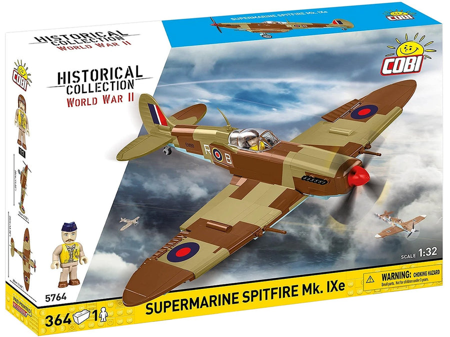 Cobi Spitfire Mk. IXe 1:32 Scale Aircraft Brick Kit - 364 Pieces (5764)