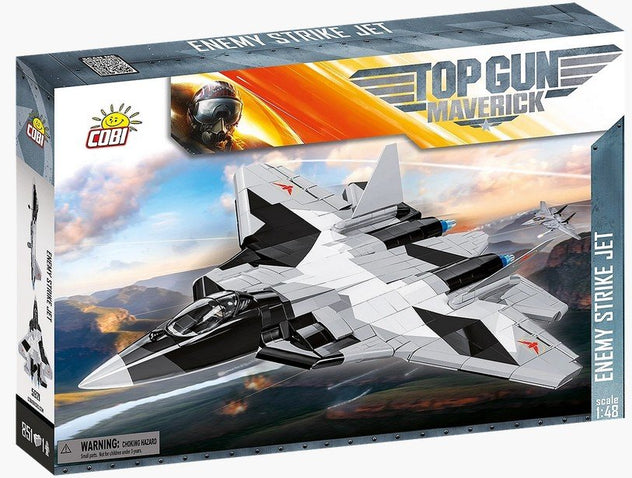 Cobi Top Gun Maverick Enemy Jet 1:48 Scale Aircraft Brick Kit - 851 Pieces (5921)