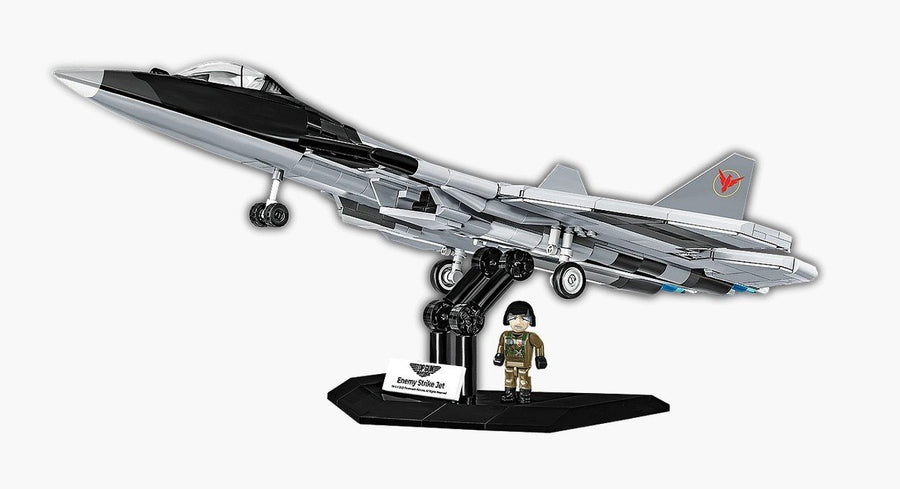 Cobi Top Gun Maverick Enemy Jet 1:48 Scale Aircraft Brick Kit - 851 Pieces (5921)