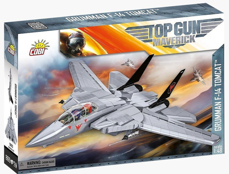 Cobi Top Gun Maverick F14 Tomcat Brick Model Kit - 869 pieces - Scale 1/48 - (5920)