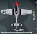 Cobi Top Gun Mustang P-51D Brick Model Kit - 350 pieces - Scale 1/32 - (5846)
