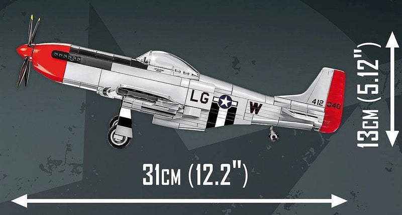 Cobi Top Gun Mustang P-51D Brick Model Kit - 350 pieces - Scale 1/32 - (5846)