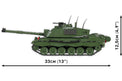 Cobi Challenger 2 British Tank Brick Kit - 1/35 Scale - 954 Pieces (2627)