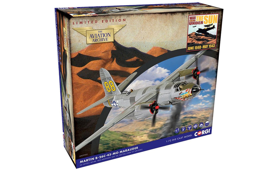 Corgi Martin B-26C-45-MO Marauder 1:72 Diecast Model Aircraft - AA29502