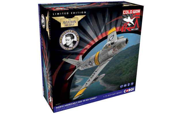 Corgi F-86E Sabre 'Eleanor CHRISTINE' Whisner Jr 1:72 Diecast Model Aircraft - AA35817